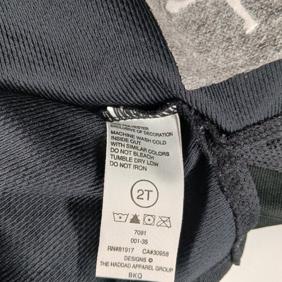 Air Jordan Jumpman Toddler Mesh Basketball Jersey Size 2T Red Black Sleeveless - Picture 8 of 9